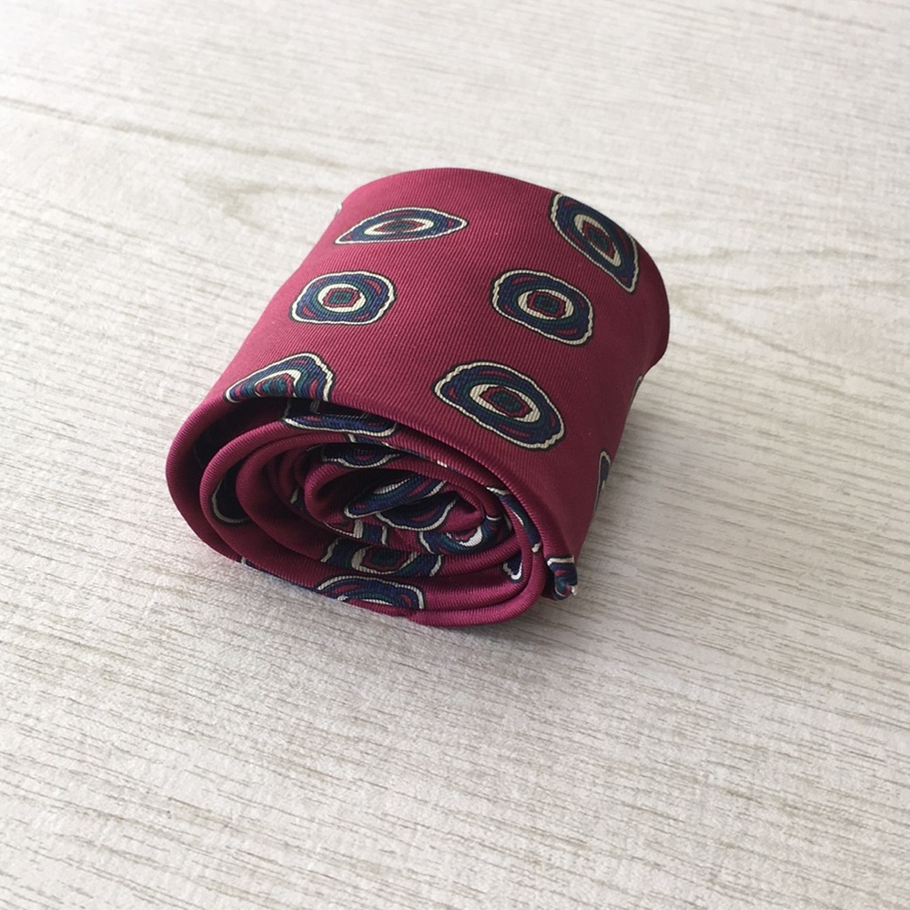 Stafford Executive New All Silk Red Men's Neck Tie